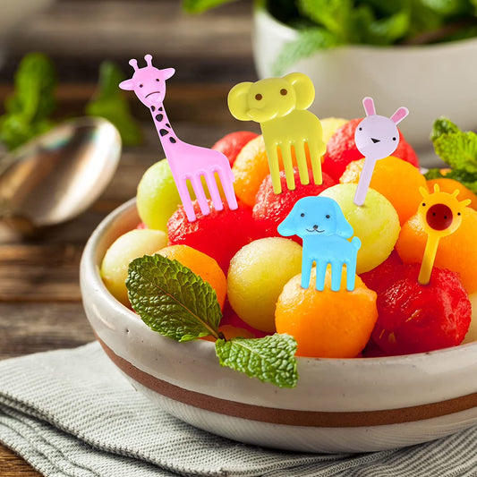 10Pcs Cartoon Fork Set, Kitchen Accessories