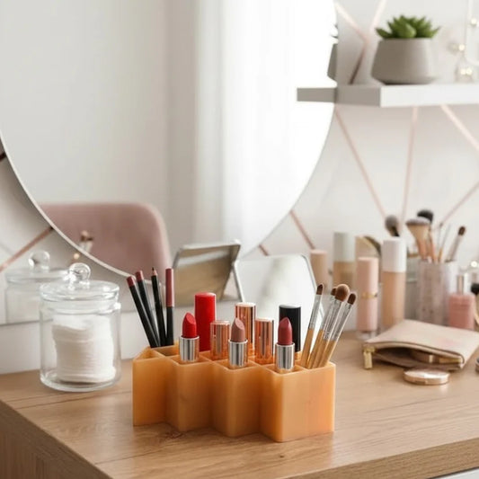12 Grid Plastic Lipistic Organizer, Cosmetic Organizer