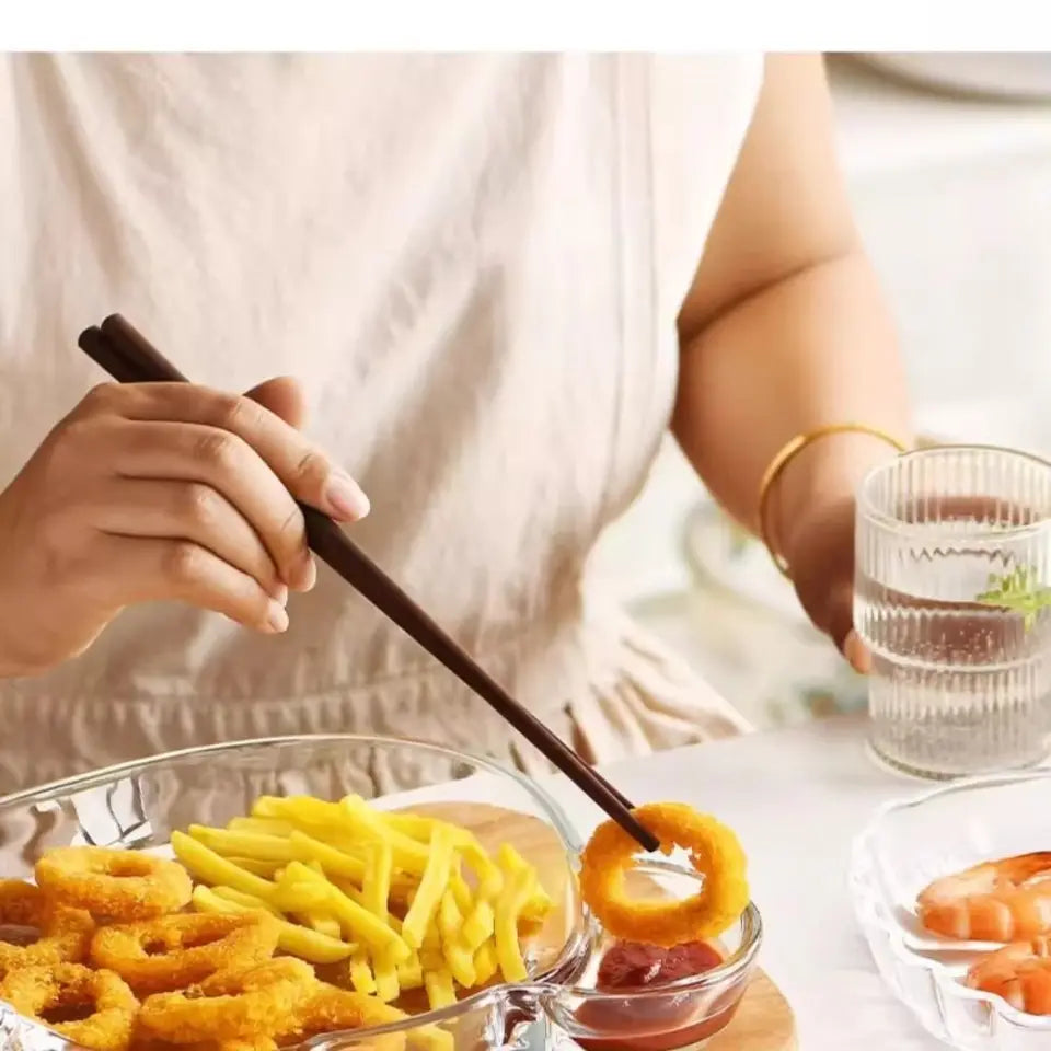 1Pcs Transparent Acrylic Snack Plate