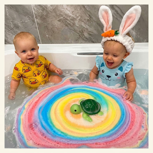1 Pcs Colorful Fizzy Bath Bombs With Hidden Toy Inside