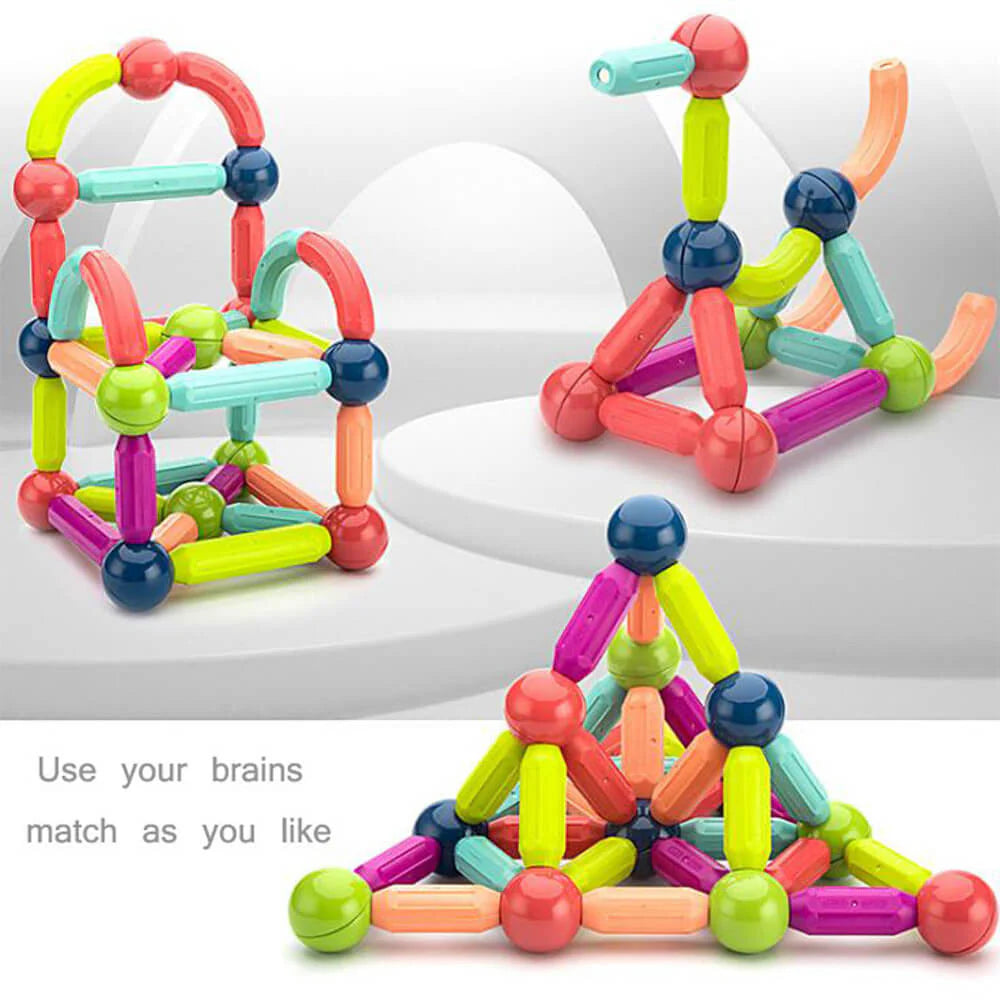 Magnetic Shapes Construction Set (36 PCS)