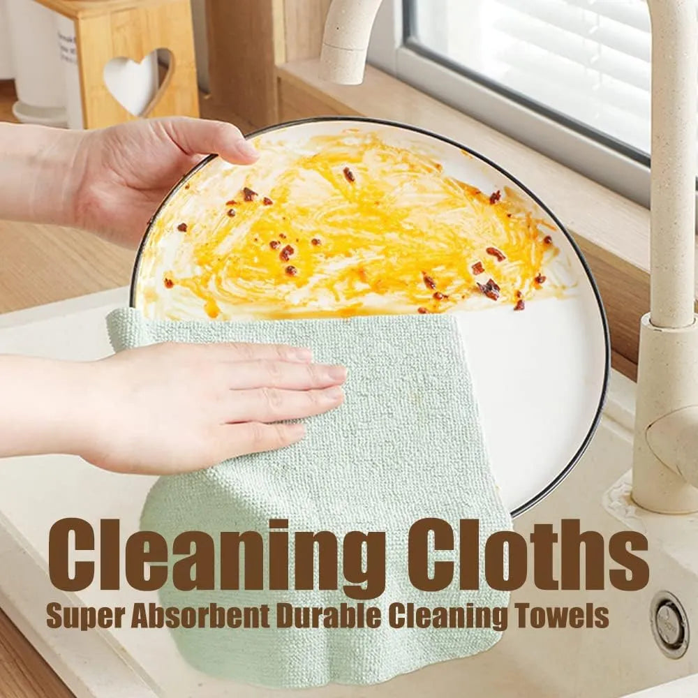 20Pcs Microfiber Cleaning Cloths, Home and Living