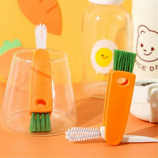3in1 Carrot Cleaning Brush, Home and Living