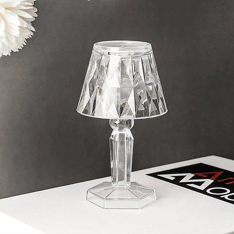Mini Crystal Table Lamp, Home and Living
