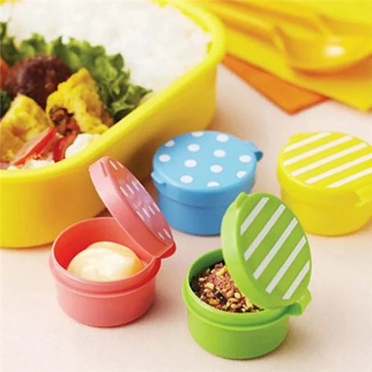 Compact Travel Mini Spice & Sauce Jars – 4 Pack