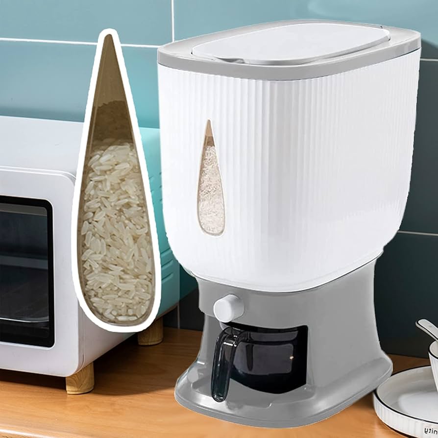 10KG Sealed Rice Storage Container, Kitchen Accessories 