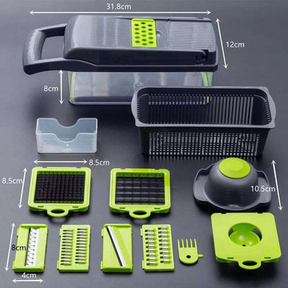 12-In-1 Veggie Slicer & Shredder