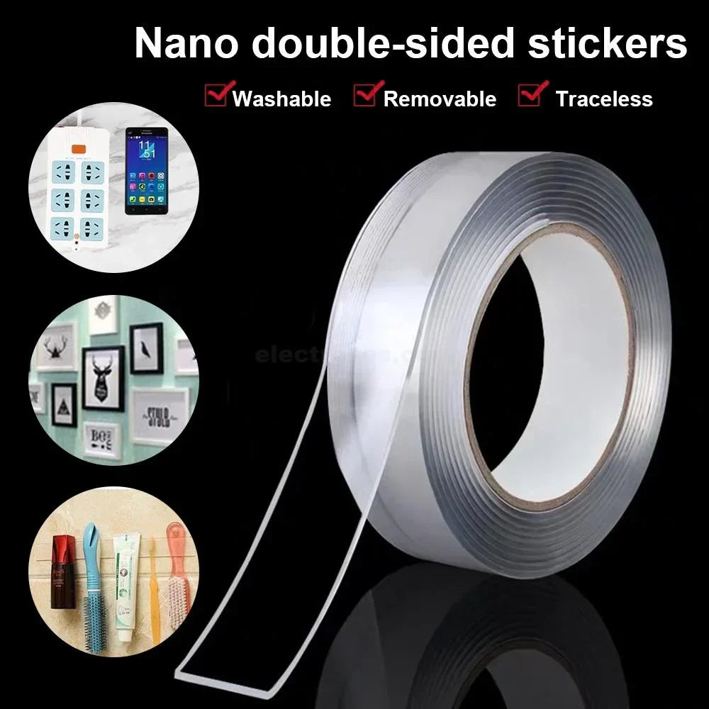 Transparent Reusable Nano Sticky Tape