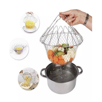 Fry Basket Strainer For Cooking & Frying