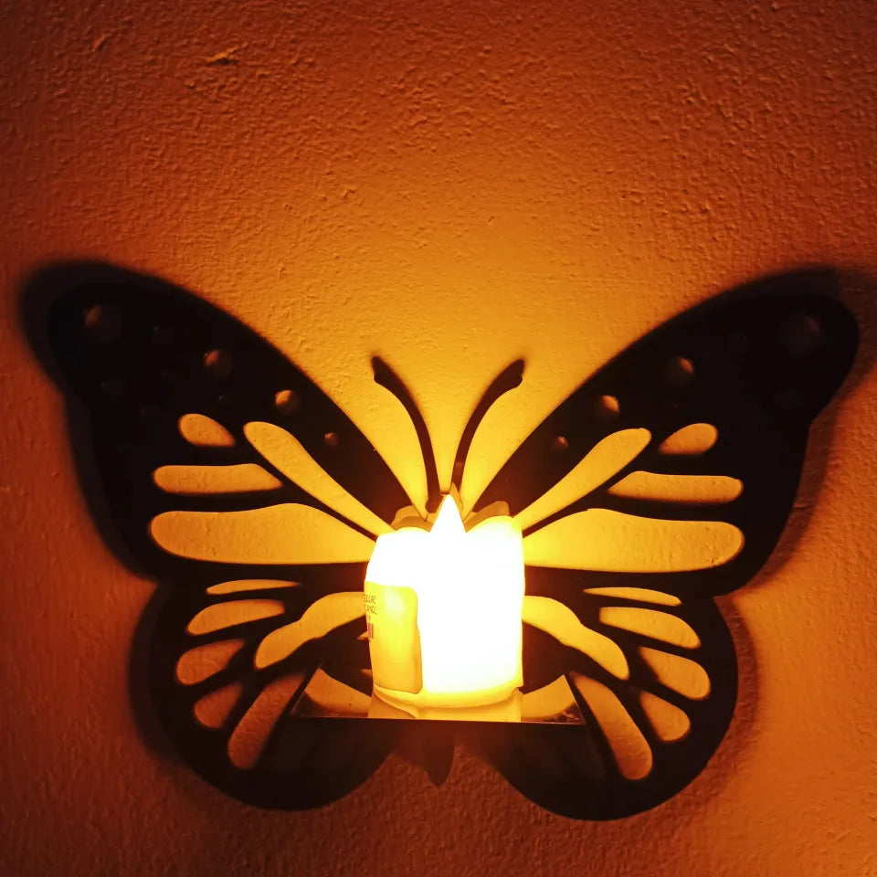 3-Piece Wooden Butterfly Art Collection