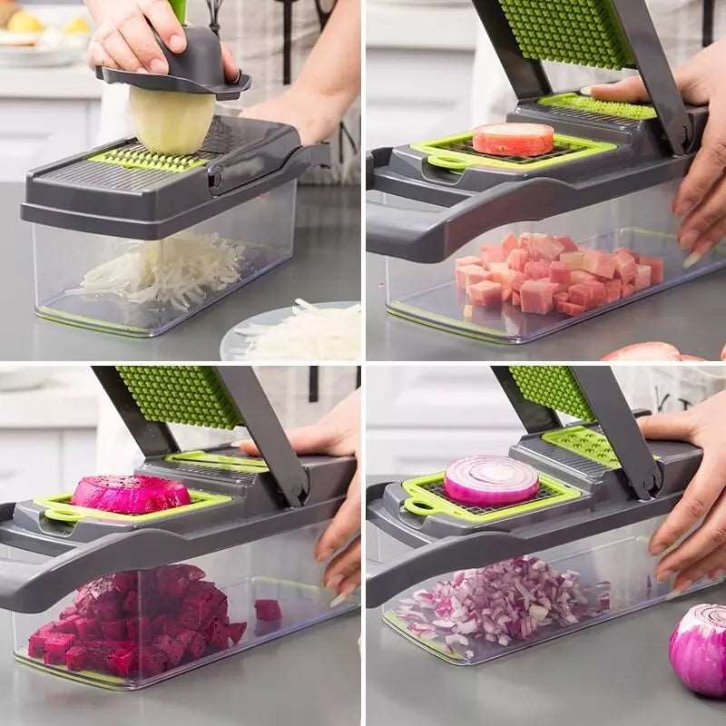 12-In-1 Veggie Slicer & Shredder