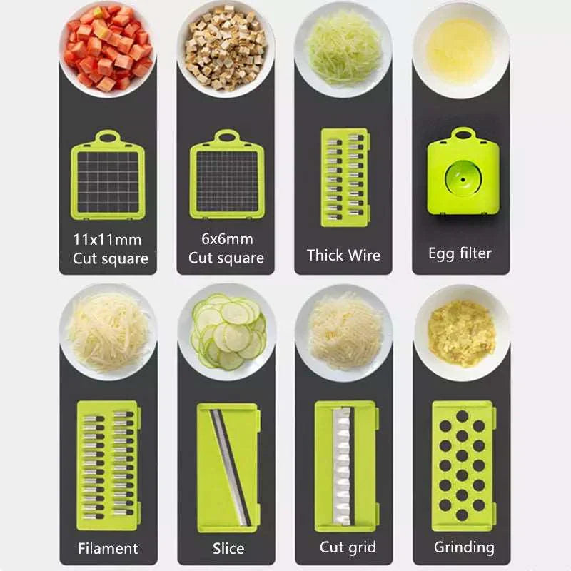 12-In-1 Veggie Slicer & Shredder
