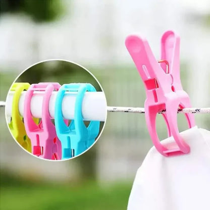 12 Pcs Jumbo Grip Laundry Pegs – Non-Slip Design