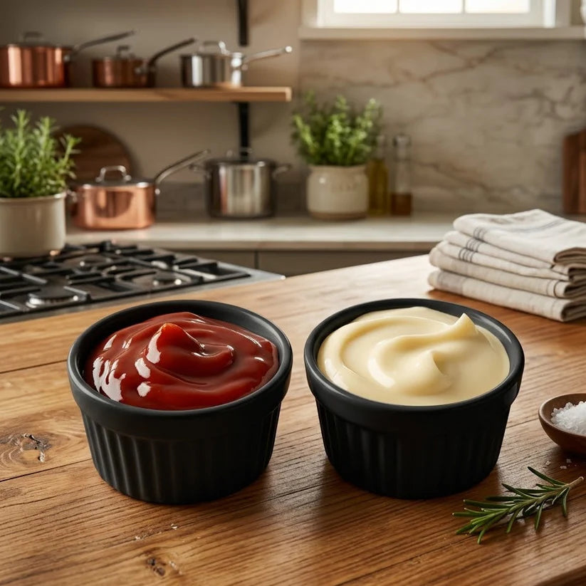 3PCS Condiment Serving Bowls (Sauces & Dips)