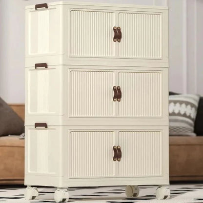 3 Layer Folding Wardrobe, Home and Living 