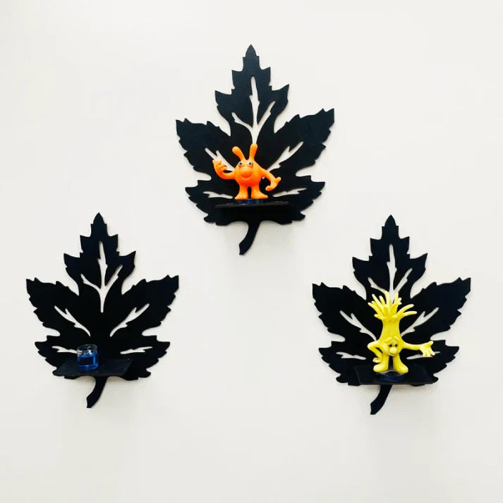  4Pcs Leaf Shelf