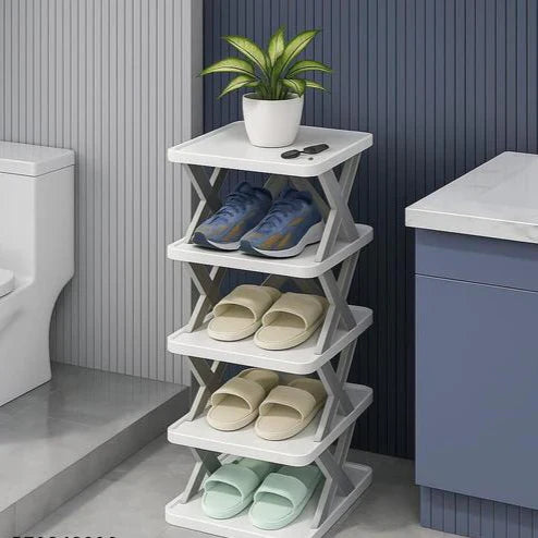 5 Layer Plastic Shoe Rack