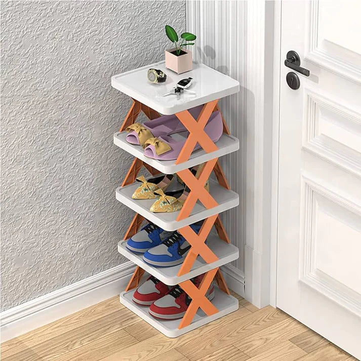 5 Layer Plastic Shoe Rack