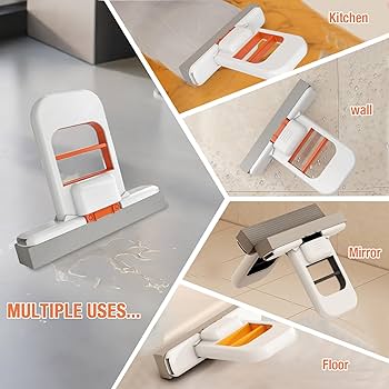 Handheld Mini Mop Squeeze Cleaner For Quick Cleaning