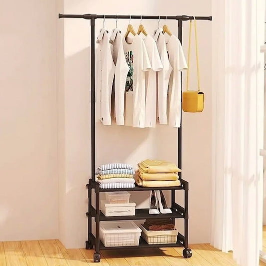 Attachable Three-Tier Cloth Stand