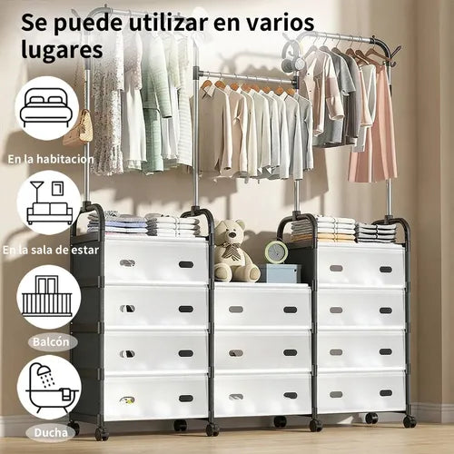 Bedroom Coat Rack – Multipurpose Clothes Hanging & Drying Stand