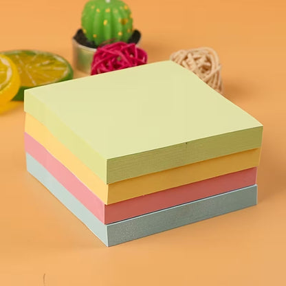 Colorful Sticky Notes Set – 100Pcs Self-Adhesive Memo Notes