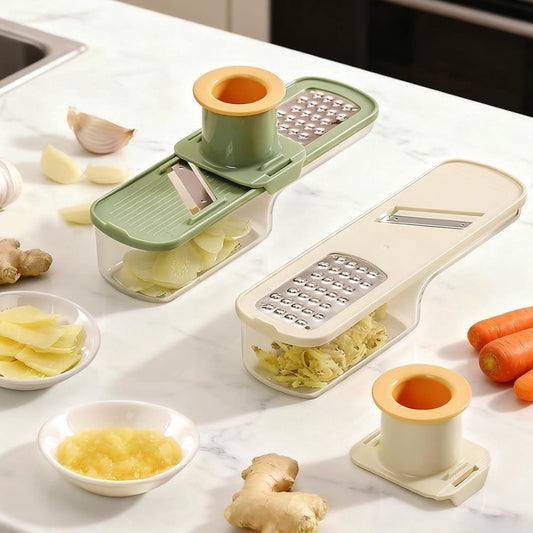 Compact 3-in-1 Garlic Slicer Tool