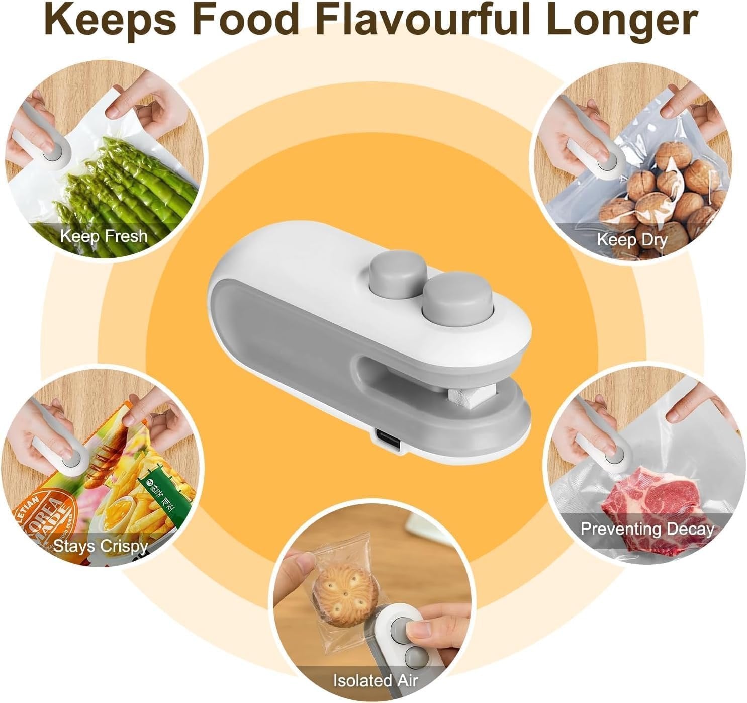 Cordless Mini Vacuum Sealer Machine