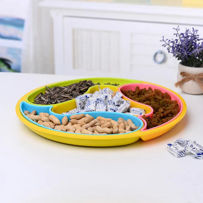 4-In-1 Serving and Storage Dolphin Tray