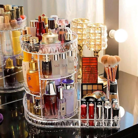 Multi-Compartment Clear Beauty Case