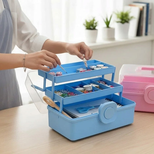 Durable Stackable Multi Tier Storage Box