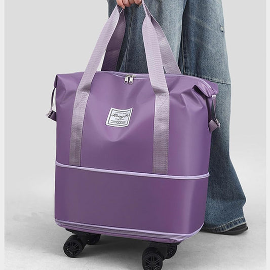 Foldable Rolling Duffle Luggage for Men & Women