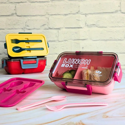 Fresh Pack Travel Lunch Box With Cutlery