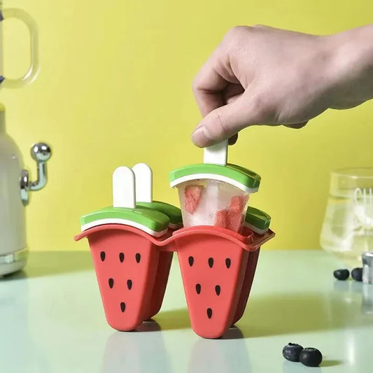 4 Pcs Sweet Fruit Ice Pop Makers