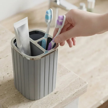 Multi Purpose Plastic Toothpaste & Cosmetic Brush Holder
