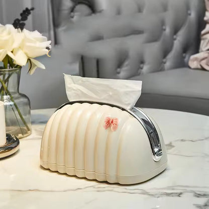 Elegant ShellForm Tissue Holder