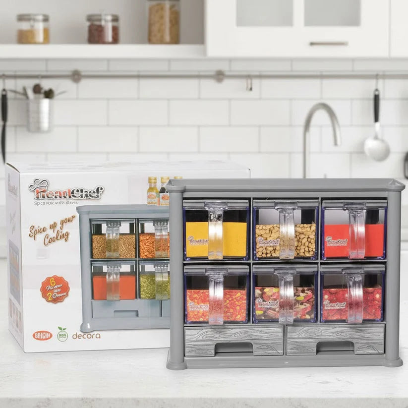 Head Chef Spice Rack with Draws
Kitchen Accessries 