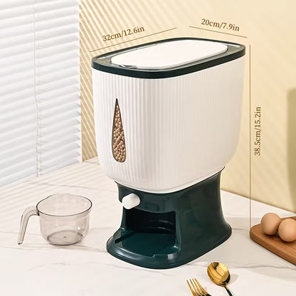 10KG Sealed Rice Storage Container, Kitchen Accessories 