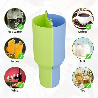 Leakproof Silicone Mug With Structured Dividers