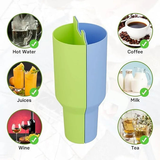 Leakproof Silicone Mug With Structured Dividers