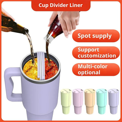 Leakproof Silicone Mug With Structured Dividers