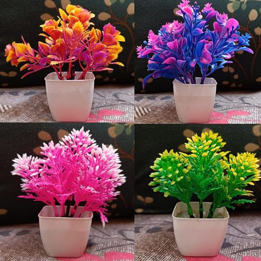 Mini Artificial Plants Set of 3  – Stylish Indoor Home Decoration