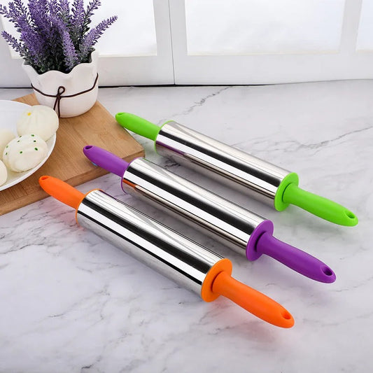 Multicolor Non-Stick 304 Stainless Steel Rolling Pin