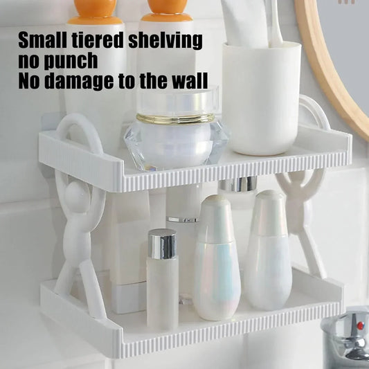 Multifunction 2 Tier Storage Organizer Rack