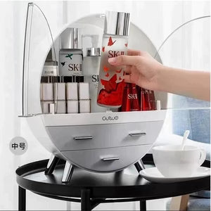 Oval Shaped Cosmetic Organizer, Jewerly Organizer 