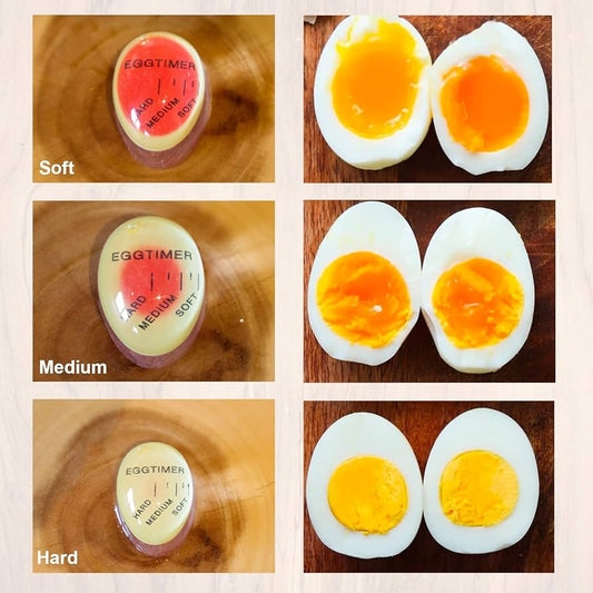 Perfect Boiled Egg Timer Heat Sensitive Kitchen Tool