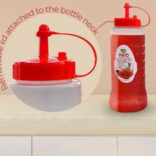 Multipurpose Plastic Condiment Squeeze Bottle, Kitchen Accessories 