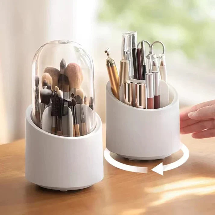 360 Modern Rotating Capsule Shape Organizer Box