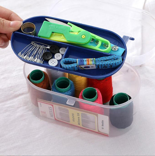 Travel Sewing Kit Box with Essential Sewing Accessories