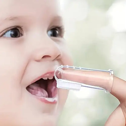 Silicone Extra Soft Safe Baby Teether Finger Toothbrush